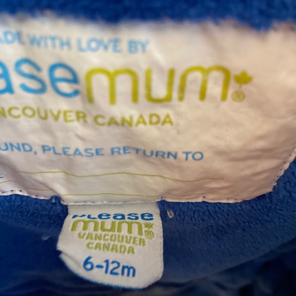 Baby boy winter jacket w/hood and fleece. 6-12mos - Picture 5 of 5